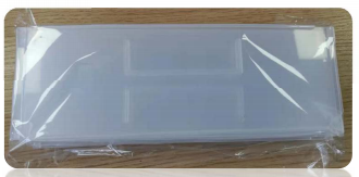 Convenient Solid Box Style Eco-friendly PP Stack Bin Tools Storage Shelf with Divider