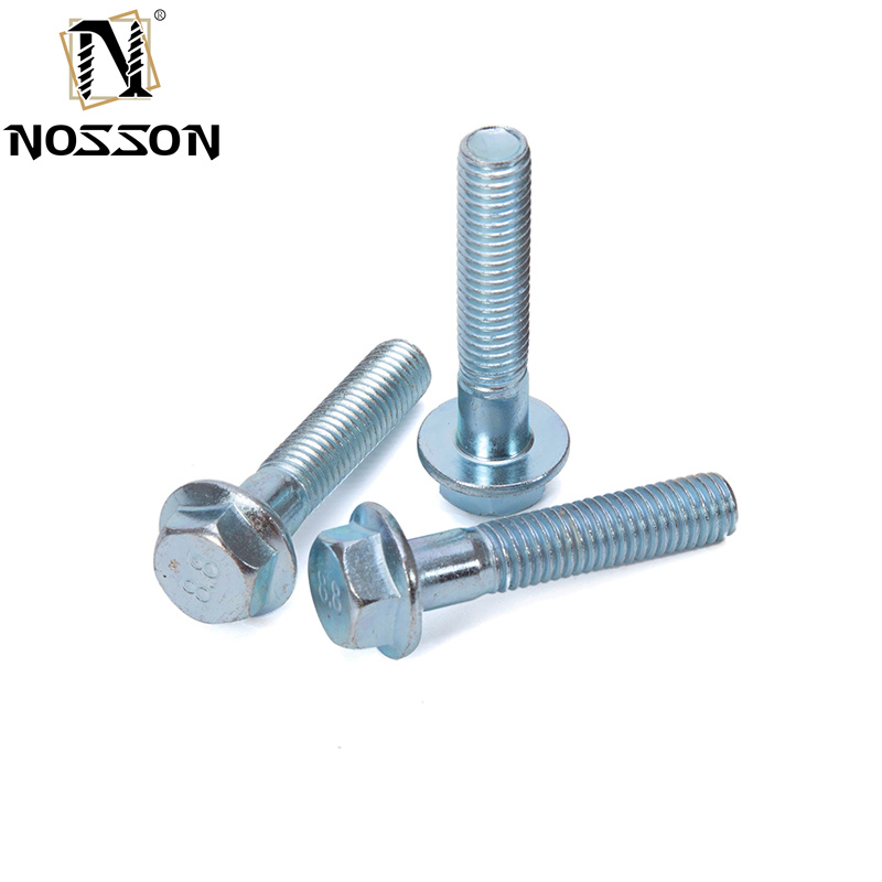 High Grade A2-70 Carbon Steel 5/16 Flanged Hex Head Bolts Fully Threaded 5/16"-18 x 3/4" Grade 5 for Customer Requirements