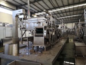 Quality Stainless Steel Peanut Frying Machine Production Line For Broad Bean Easy Operation wholesale