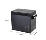 24L Portable Cooling Electric Car Cooler Box Refrigerator Fridge for 12V 220V AC