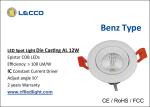 Recessed LED Spot Lights 6400K Color Temperature IP20 Commercial Lighting