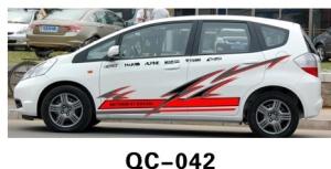 Quality Custom Decorative Car Body Sticker QC-042B / Car Decoration wholesale