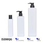 HDPE 200ml 500ml 1000ml Square Plastic Pump Bottles For Shampoo