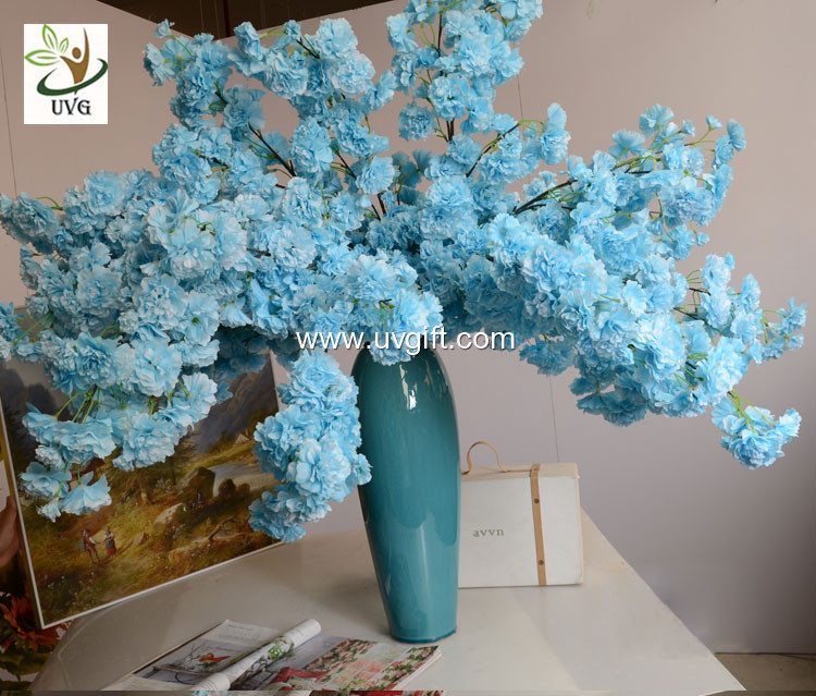 UVG silk flower arrangement in artificial blossom tree branches wedding backdrops material CHR130
