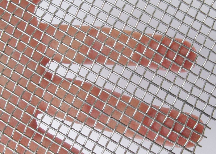 Width 0.2-2.5m Woven Wire Mesh Screen With Test Report Available