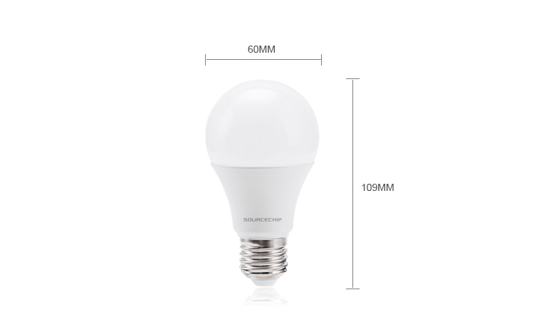 High CRI 7W led bulb lamp