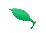 Sleeping Inflatable Travel Pillow Green Leaf Shape Polyester / Cotton Material