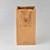 Quality Brown 20*8*38cm 350g Kraft Paper Wine Bags wholesale