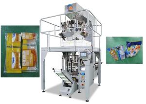 Quality Vertical Puffed Snacks Packing Machine , Multi Heads Weigher Food Package Machine wholesale