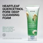 Korean Heartleaf Quercetinol Moisturizing Facial Cleanser Foam BHA Hyaluronic