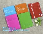 Promotional Customized color PVC travel Passport Cover, Ticket Holder Travel