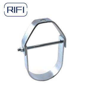 Quality 4 Inch Metal Conduit Clamp Electro Galvanized Heavey Duty Conduit Clevis Hanger wholesale