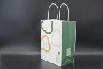 OEM Twisted Handle Paper Bags Printing Bulk Kraft Bags biodegradable