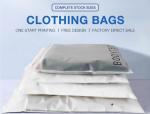 Holographic Mylar Bag for Transparent Clothing Packaging made of PE Material