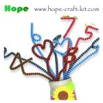 Spotted chenille stems Speckled pipe cleaners for children creative DIY craft