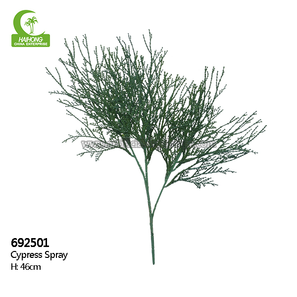 High Quality Artificial Cypress spray For Landscaping Decoration