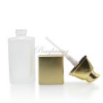 Frosted Foundation Glass Bottle/ 30ml Cosmetic Liquid Foundation Bottle With
