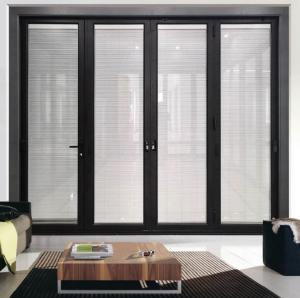 Quality Hurricane Proof Exterior Bi Folding Door Aluminum Patio Bifold Doors Puertas Plegables Accordion Folding Glass Door wholesale