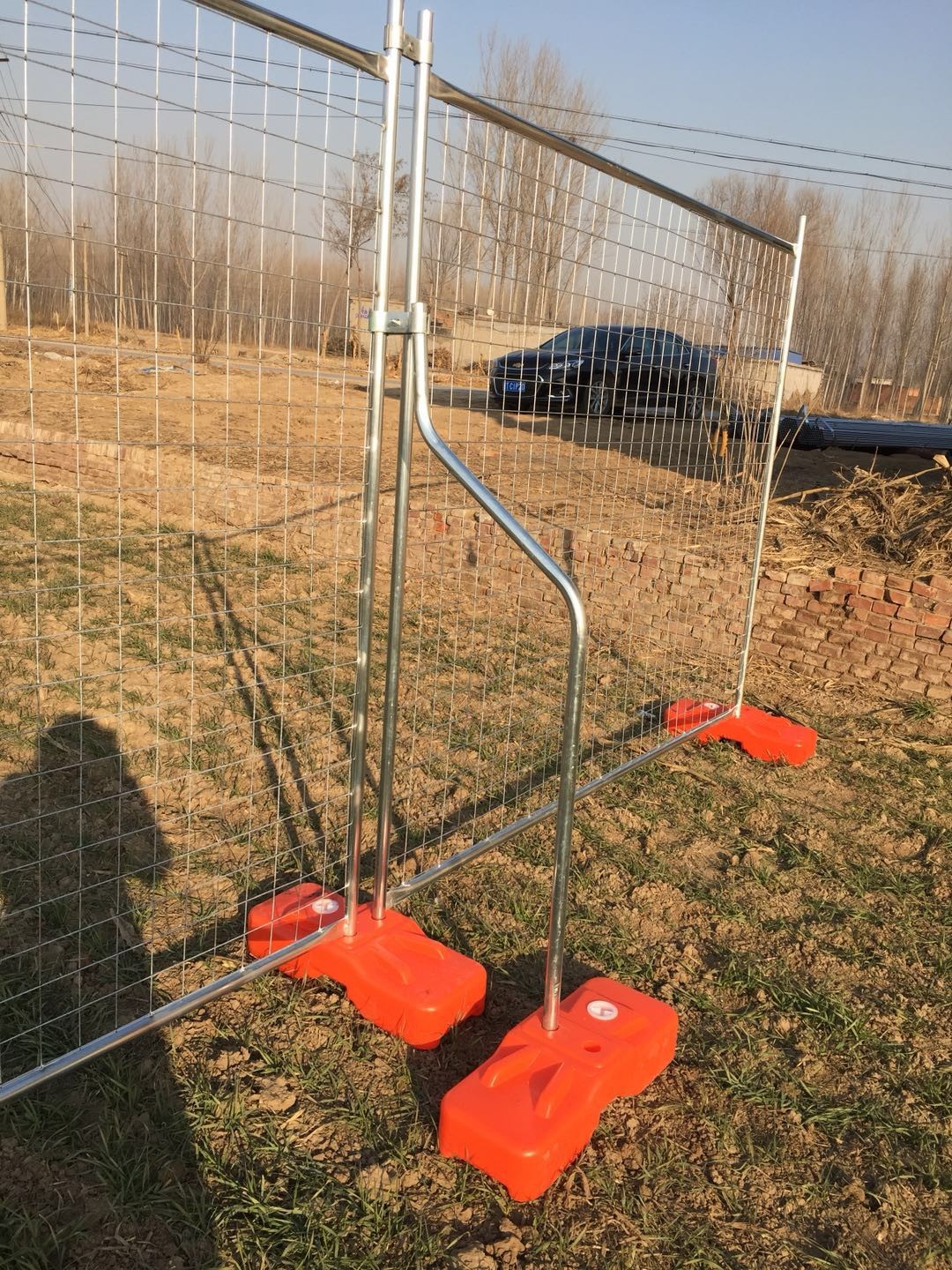 2400mm X 2100mm Galvanised Steel Temp Fence Panel 2mm