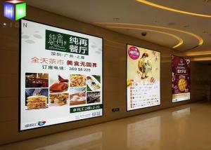 Quality Illuminated Restaurant Slim LED Light Box Magnetic Frame High Brightness wholesale