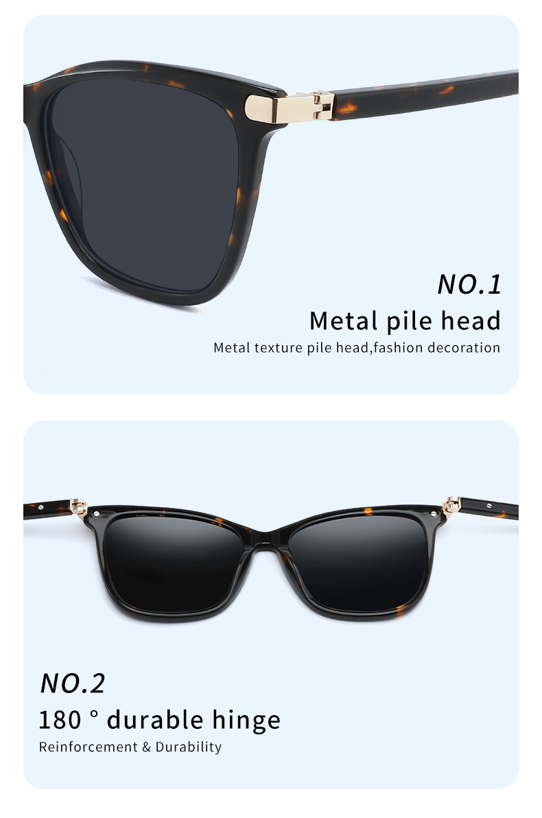 Custom Handcrafted Acetate Frames Sunglasses Driving Sunnies Lens Width 55mm