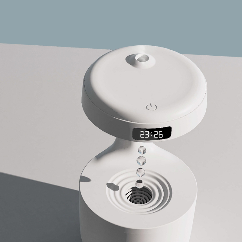 HOMEFISH USB Charging Anti Gravity Water Drop Humidifier 36db-45db