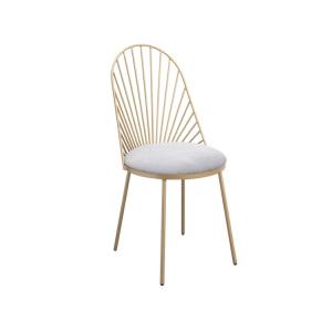 Quality Popular Industrial Metal Frame Dining Chairs / Durable Dining Chairs Anti Scratch wholesale