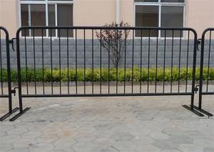 Quality Iron Metal Flat Feet Event Crowd Control Barriers wholesale