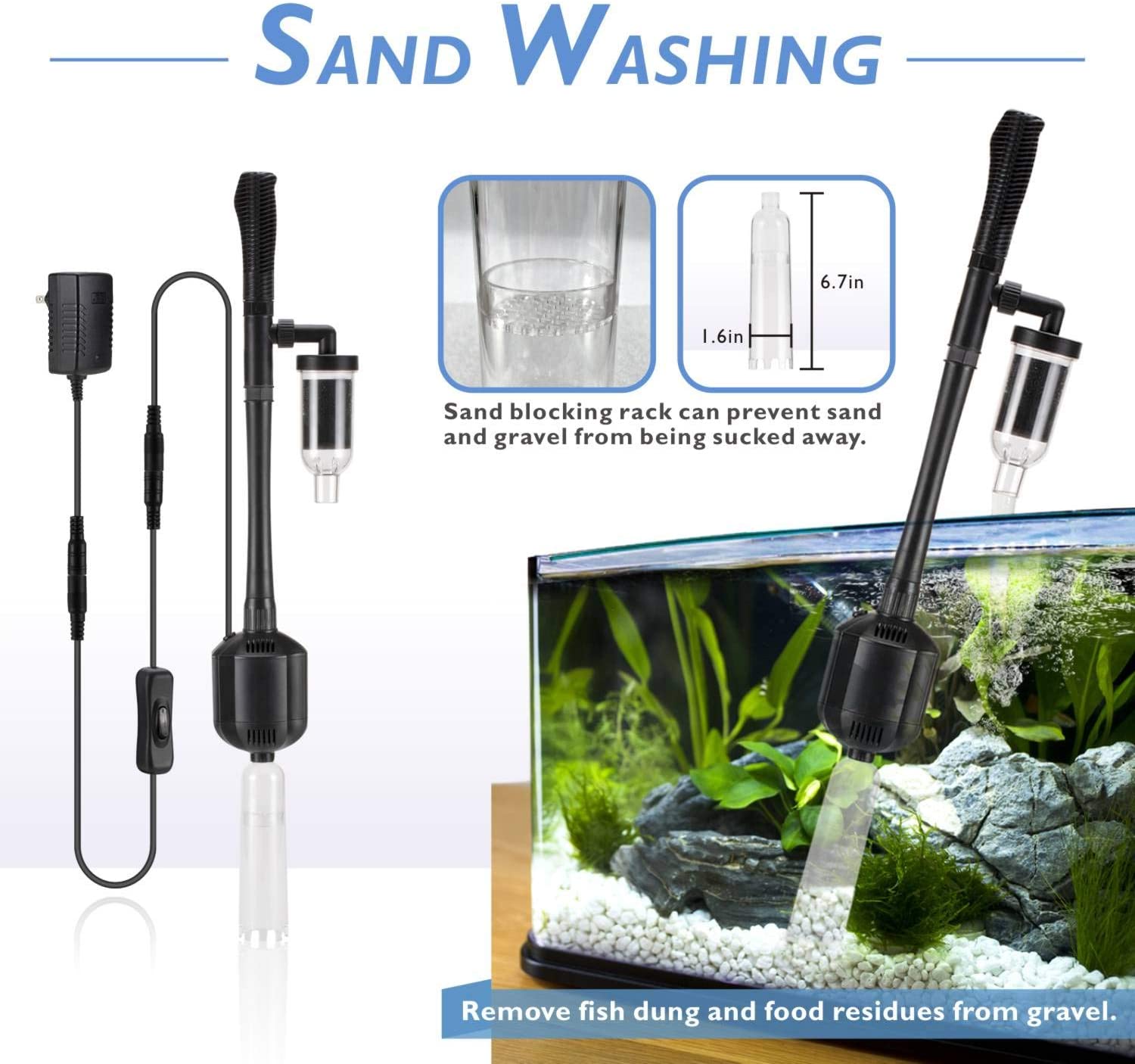 Hygger Aquarium Gravel Cleaner