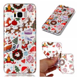 Quality IMD Custom Print Nature Clear TPU Christmas Designs Phone Case For Samsung Galaxy S8 wholesale