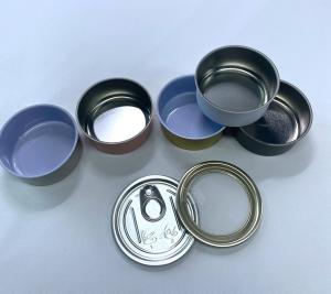 Quality Empty Tin Can For Packages For Weed D65x30mm 80g Volume OEM Printing wholesale