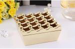 Small Unique Luxury 16 Grids Stainless Steel Square Cigarette Ashtray