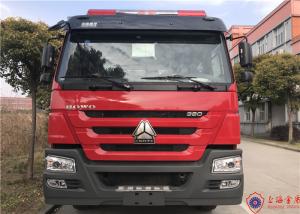 Quality 6 Seats 276kw Piston Primer Pump Water Tanker Fire Truck 6x4 Drive 85km/H wholesale
