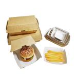 Food Container Fast Food Grade Corrugated Paper Packaging Box For Eco-Friendly