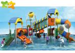 Plastic Toddler Water Slide , Tube Water Slide Fiberglass High Speed CAD Drawing
