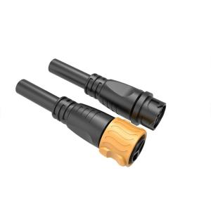 Quality P25 Three Core Waterproof Male Female Connector Self Locking Injection Molded wholesale