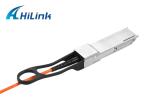 Data Centers 40GE QSFP AOC Active Fiber Optic Cable Multi Mode