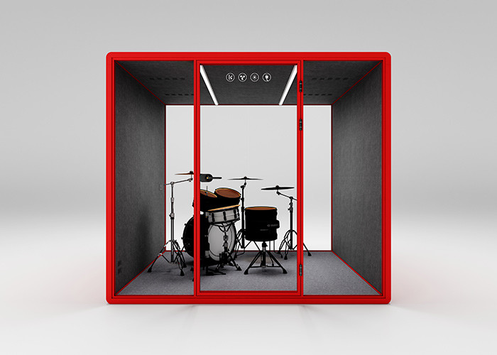 Council Chamber For 4 Person Soundproof Cabin Privacy Meeting Room Silent Office Pods