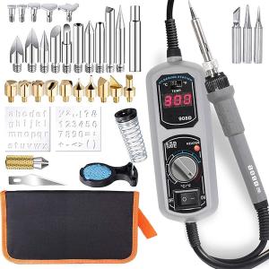 Quality LCD Display 5Min Heating 60W Pyrography Soldering Iron wholesale