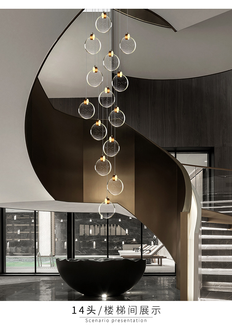 Modern LED Pendant Lights Home Decoration Crystal Hanging Lamps(WH-GP-110)