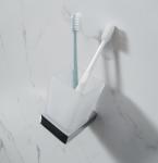 Sus 304 Single Glass Cup Toothbrush Holder Bathroom Square Tumbler Holder