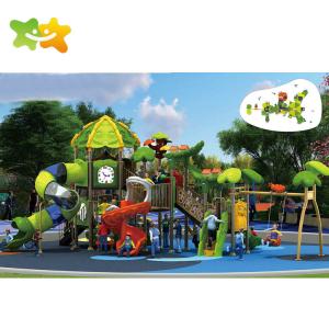 Quality Children Outdoor Playground Equipment Plastic Playground Slide Swing Set wholesale