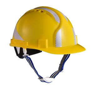 Quality Yellow Helmet In Construction High Density PP Soft Head Hoop ANSI wholesale
