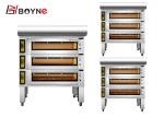 22.65kw Floor type Commercial Bakery Oven Three Deck 9 Plate