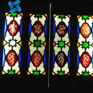 Quality Luxury Decorative Stained Glass Panels Crystal Art Glass For Door wholesale