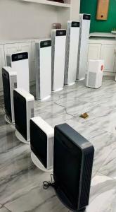 Quality Ultra Thin Wall Mounted Floor Standing Air Purifier HEPA Remote Controlled 400M3/H wholesale