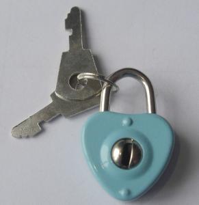 Quality Blue heart shape lock for sale/ padlock with heart shape wholesale