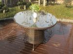 Rattan Garden Dining Sets , Indoor / Outdoor Resin Wicker Furniture Sets
