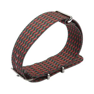 Quality Wavy Striped Nylon Strap Watch Bands 16mm With Combination Colors wholesale