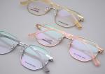 Exquisite Metal Frames Unisex Full Rim Metal Eyewear Sleek Design